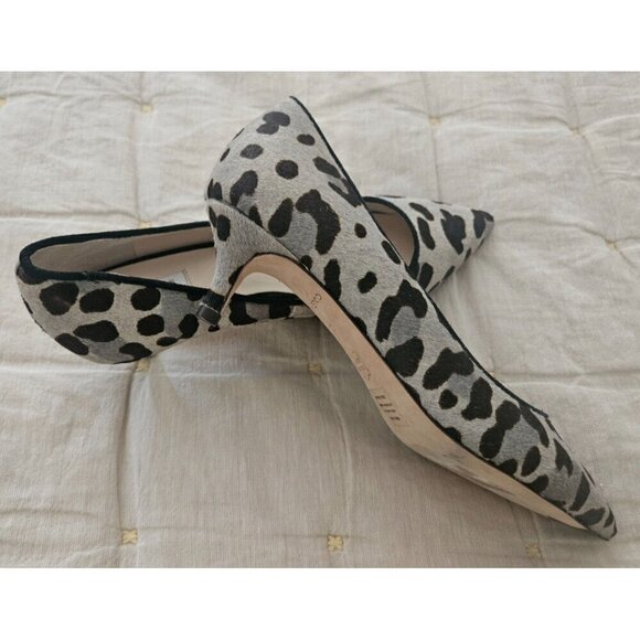 Cole Haan Leather Vesta Pump Animal Print Kitten Heel Size 6B - Picture 3 of 6